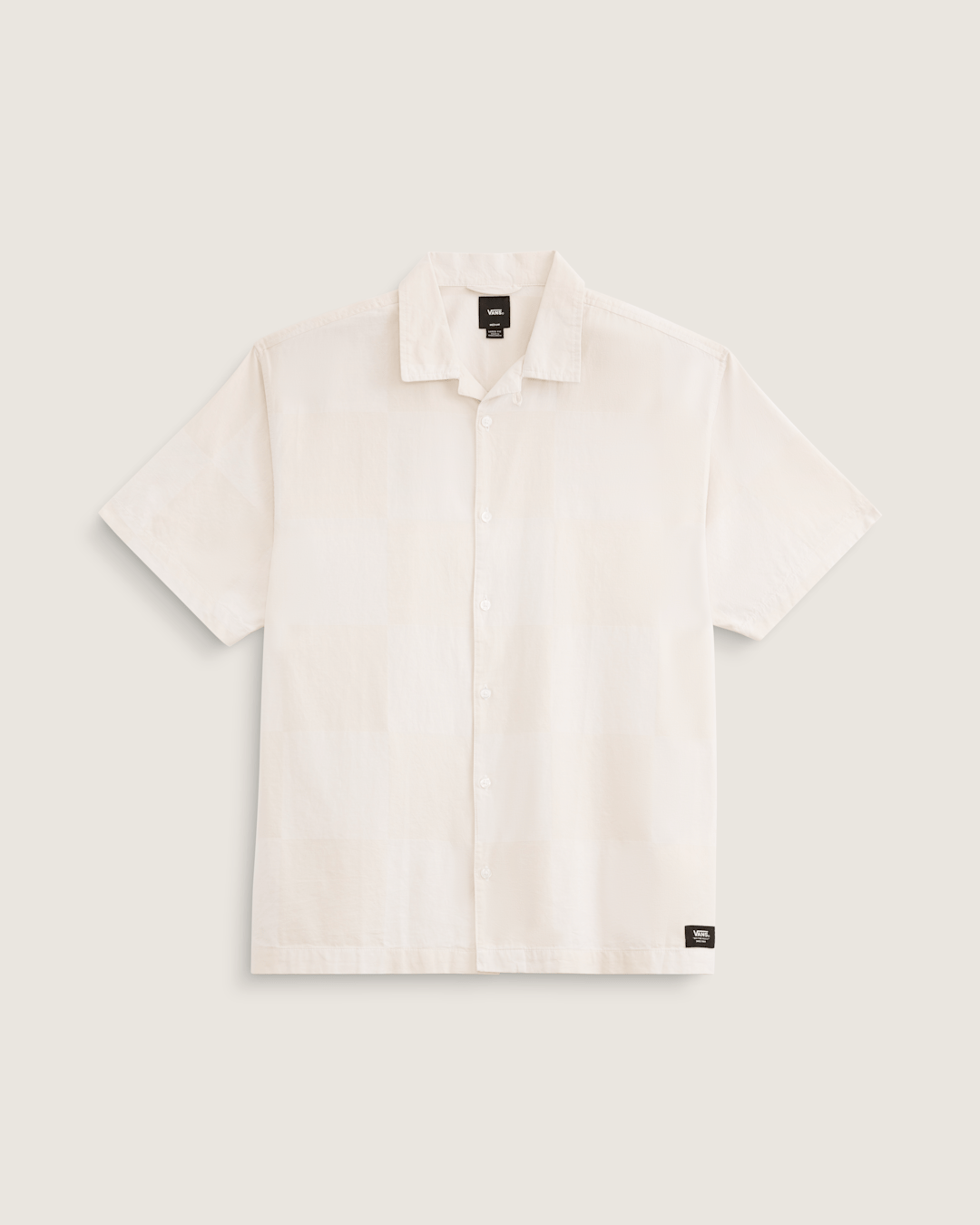 Vans Kessler Checkerboard Woven Shirt in Checkerboard White