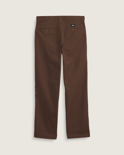 Vans Authentic Chino Straight Pant in Vintage Cocoa Brown