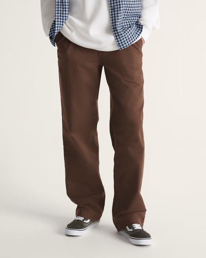 Vans Authentic Chino Straight Pant in Vintage Cocoa Brown