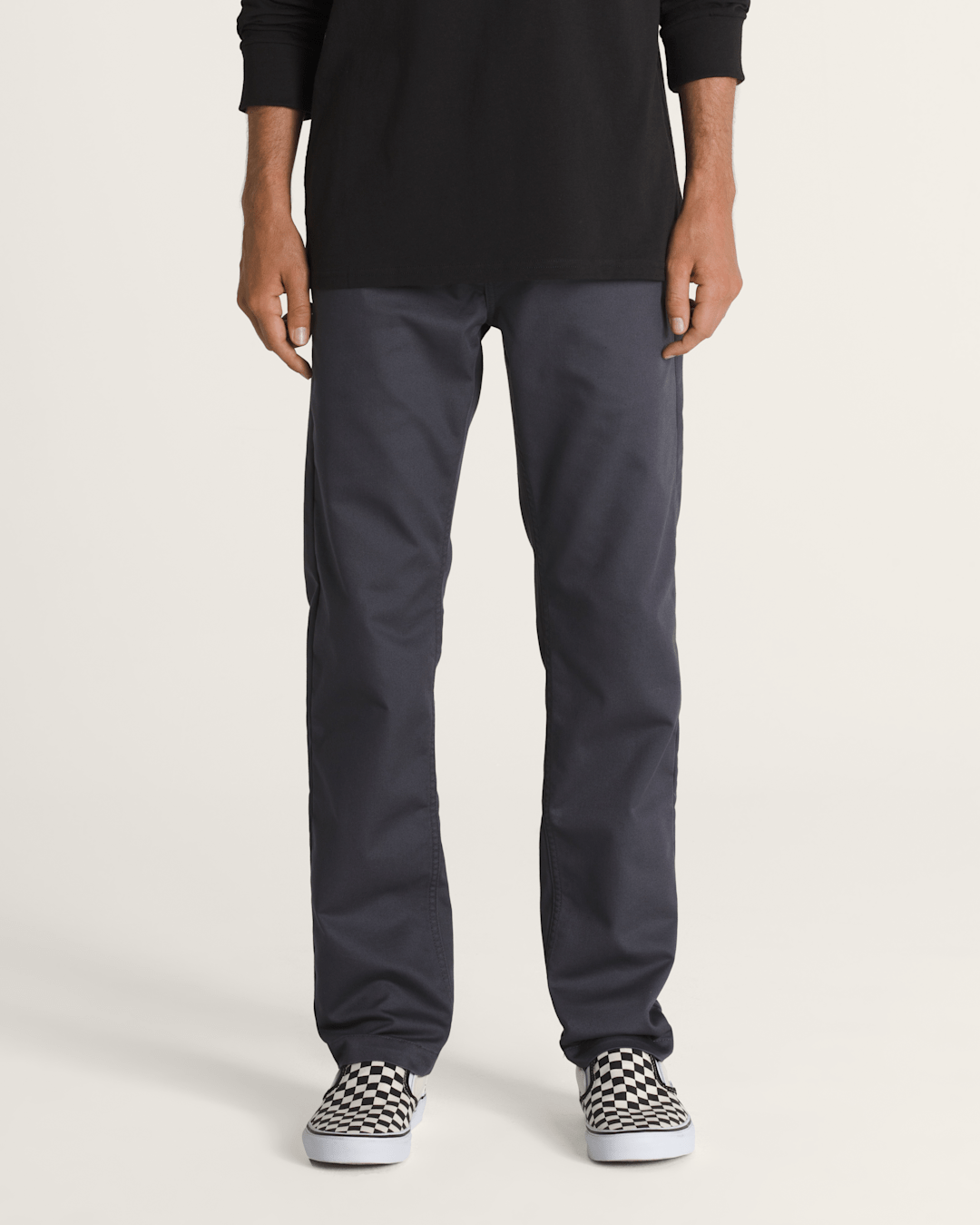 Vans Authentic Chino Slim Pants in Asphalt Grey
