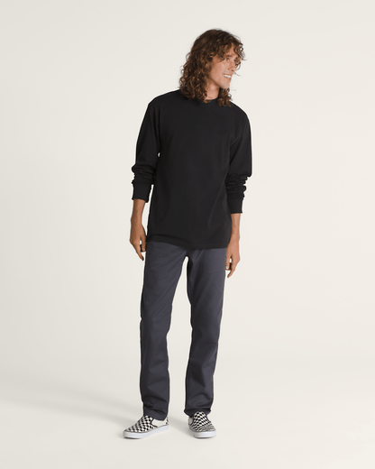 Vans Authentic Chino Slim Pants in Asphalt Grey