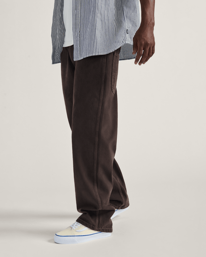 Vans Skate Check-5 Loose Denim Pants in After Dark Brown