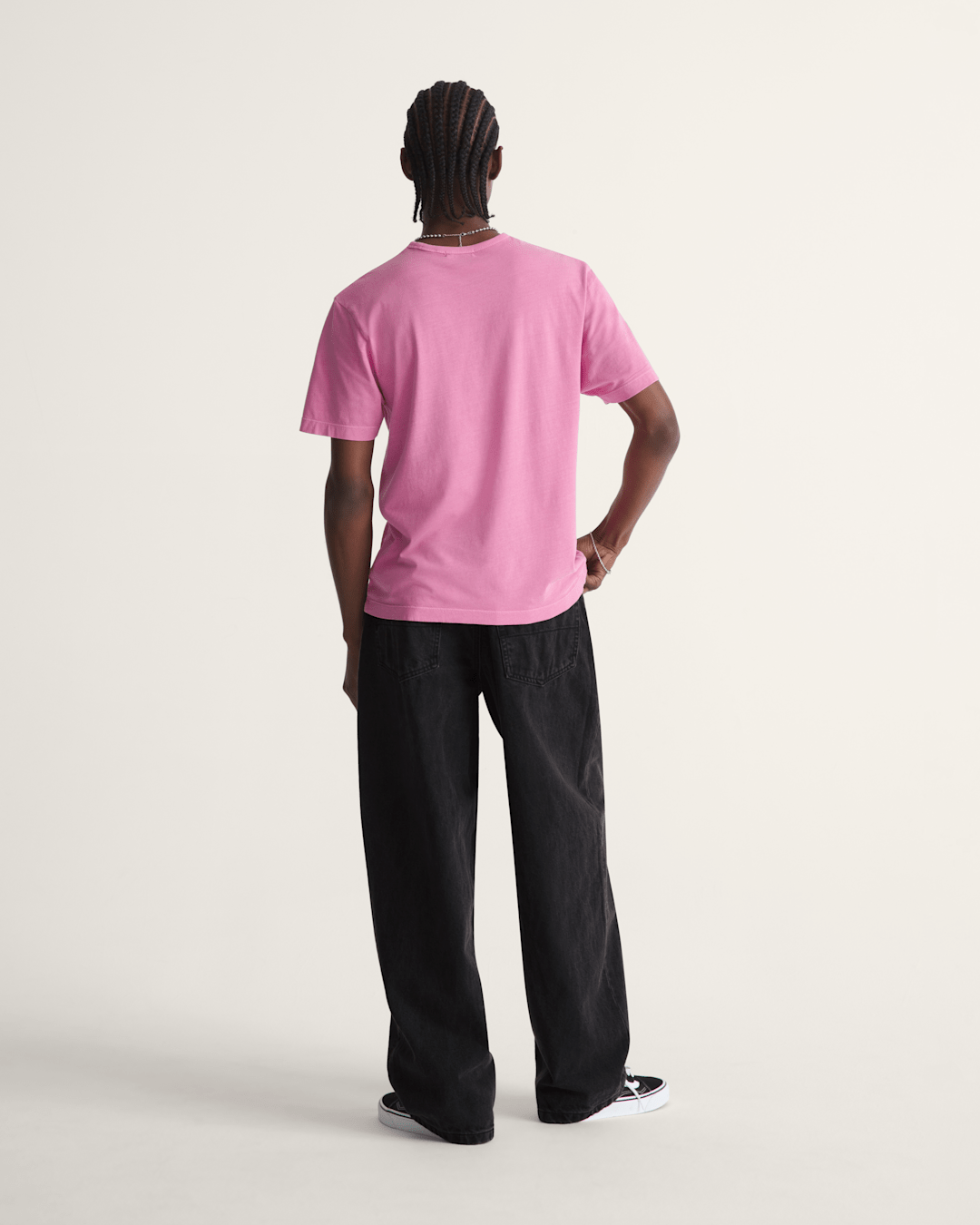 Vans Check-5 Baggy Denim Pants in Black