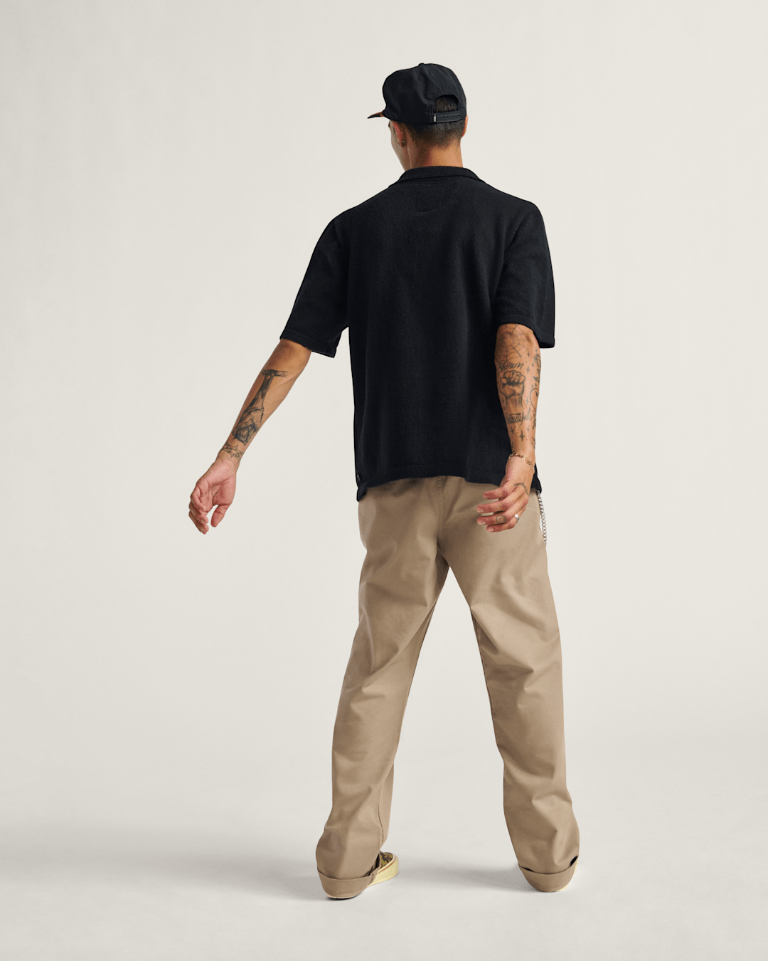 Vans Authentic Chino Relaxed Pants in Desert Taupe Brown