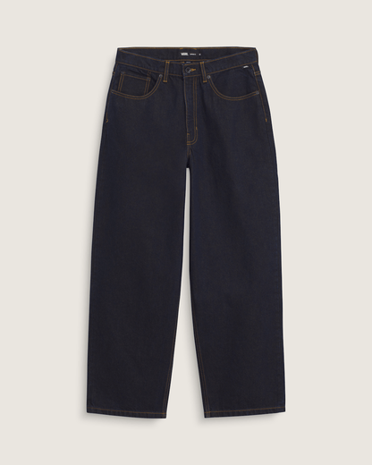 Vans Check-5 Baggy Denim Pants in Dark Rinse Blue