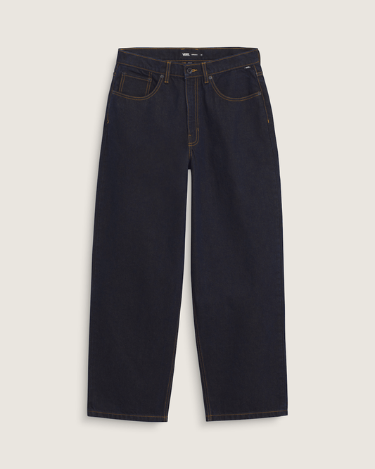 Vans Check-5 Baggy Denim Pants in Dark Rinse Blue