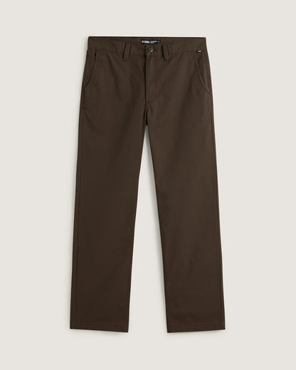 Vans Authentic Chino Relaxed Pants in Coal Brown