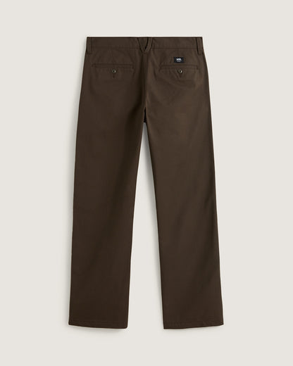 Vans Authentic Chino Relaxed Pants in Coal Brown