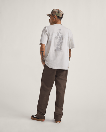Vans Authentic Chino Relaxed Pants in Coal Brown