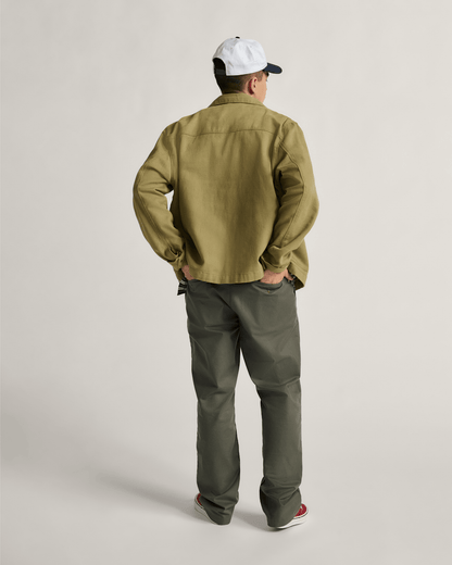 Vans Authentic Chino Relaxed Pants in Grape Leaf Green