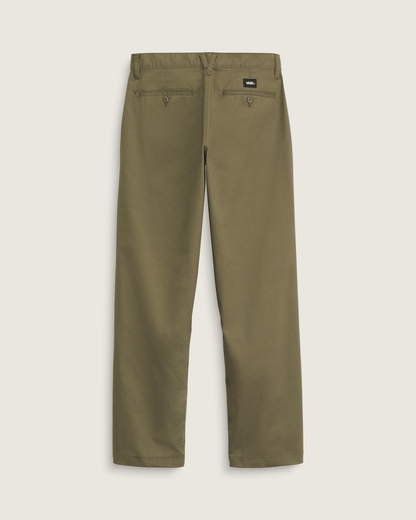 Vans Authentic Chino Straight Pant in Mossy Olive Green