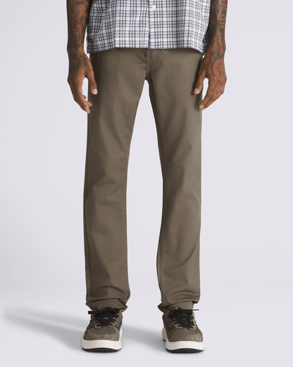 Vans Authentic Chino Slim Pants in Bungee Cord Brown