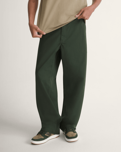 Vans Authentic Chino Loose Pants in Dried Kelp Green
