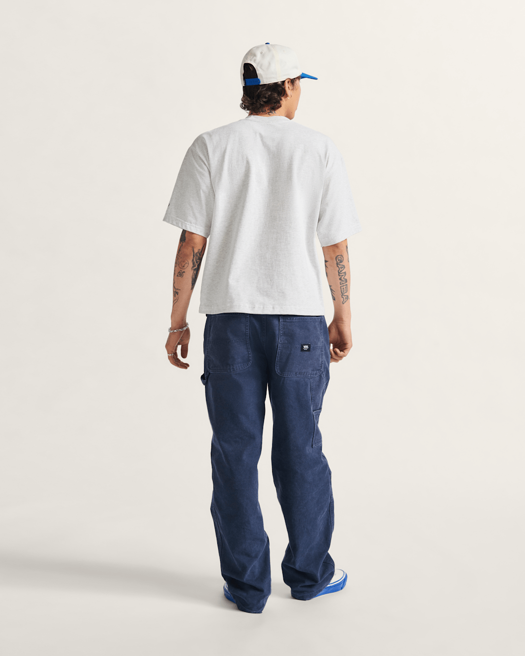 Vans Drill Chore Carpenter Vintage Wash Pants in Parisian Night Blue