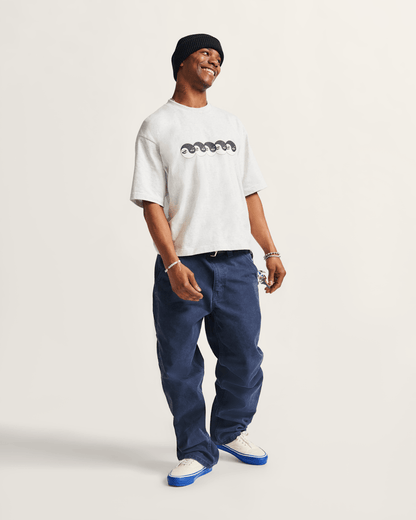 Vans Drill Chore Carpenter Vintage Wash Pants in Parisian Night Blue
