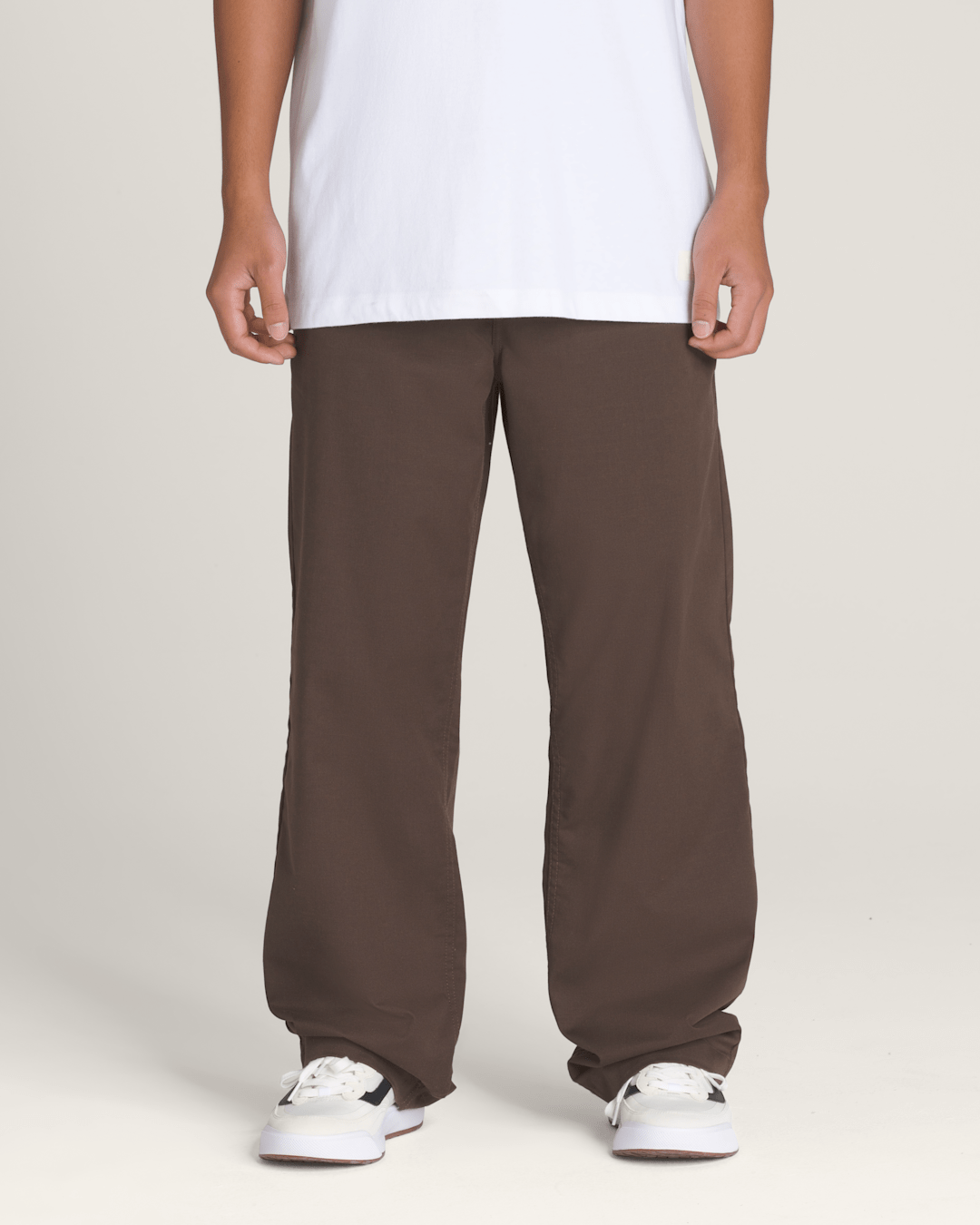 Vans Authentic Chino Loose Pants in Turkish Coffee Brown