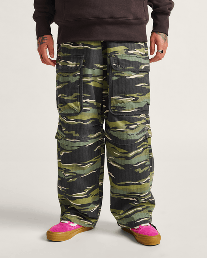 Vans Premium Terrain Cargo Pant in Tiger Camo Green