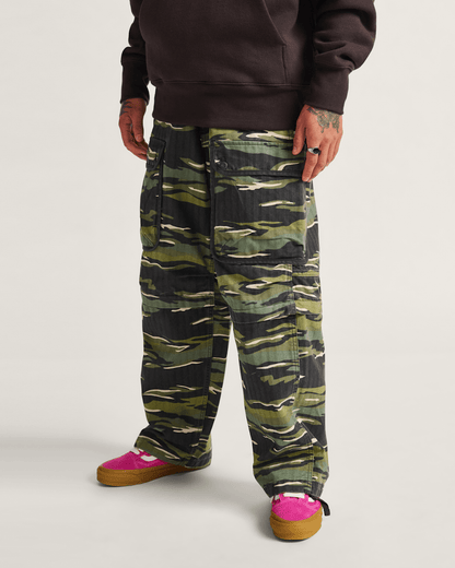 Vans Premium Terrain Cargo Pant in Tiger Camo Green