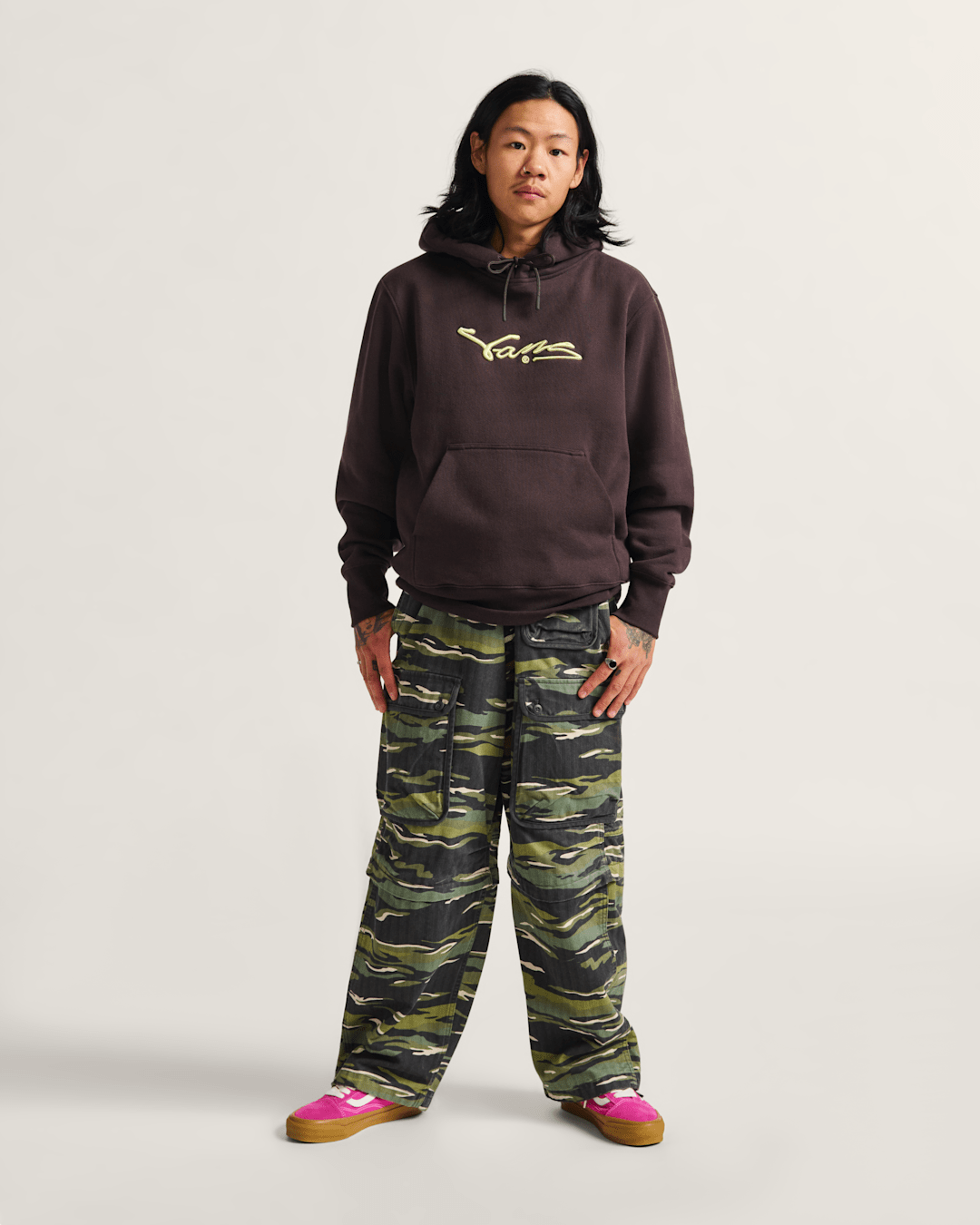 Vans Premium Terrain Cargo Pant in Tiger Camo Green