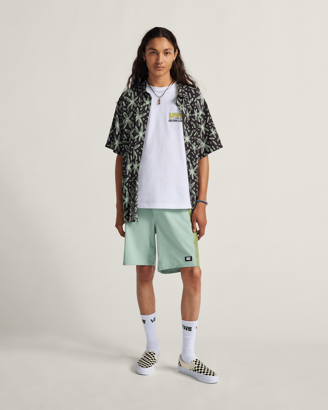 Vans Daily 18'' Boardshorts in Grey Olive Green