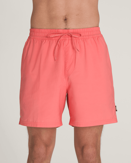 Vans Primary Solid Elastic 17'' Boardshorts in Porcelain Rose Pink