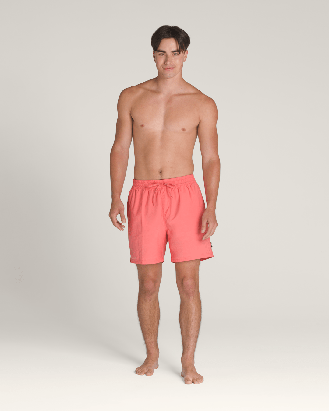 Vans Primary Solid Elastic 17'' Boardshorts in Porcelain Rose Pink