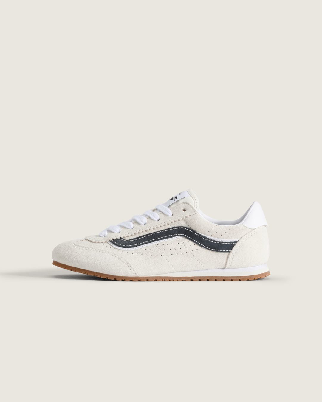 Vans Big Kids Super Lowpro Shoe in Marshmallow White