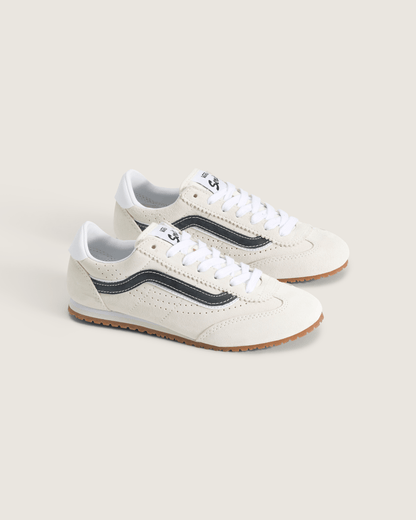 Vans Big Kids Super Lowpro Shoe in Marshmallow White