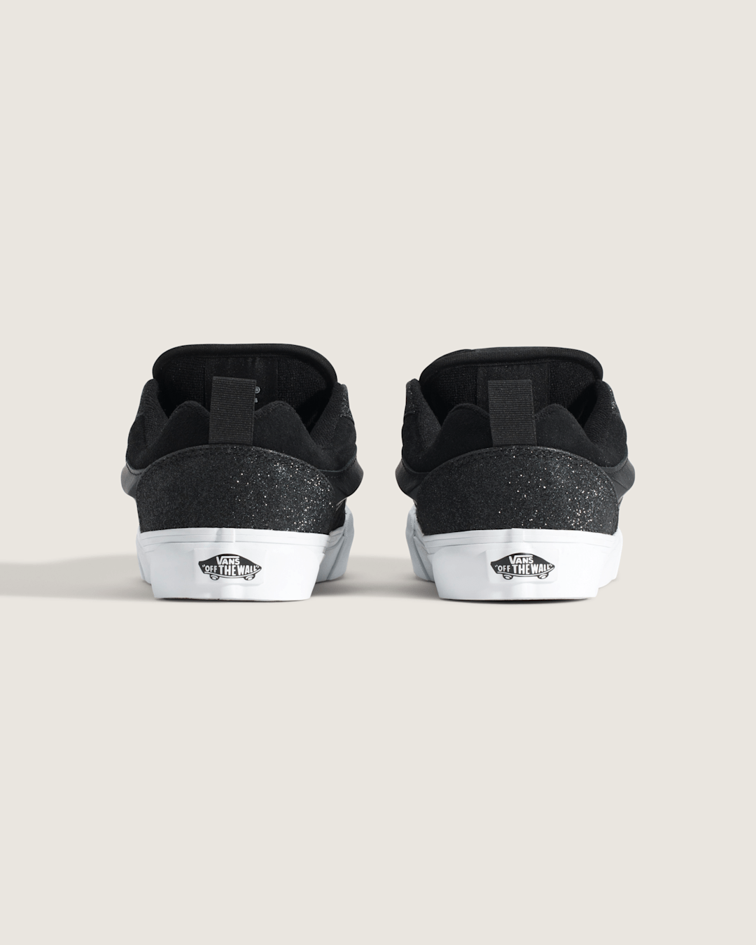 Vans Big Kids Knu Skool Shoe in Dazzled Black