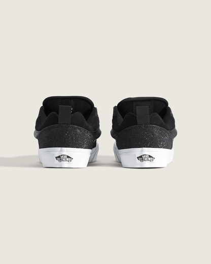 Vans Big Kids Knu Skool Shoe in Dazzled Black