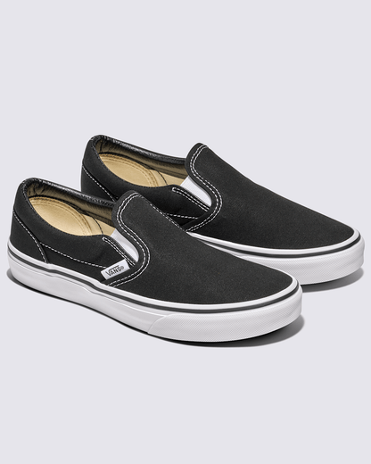 Vans Big Kids Classic Slip-On Shoe in Black