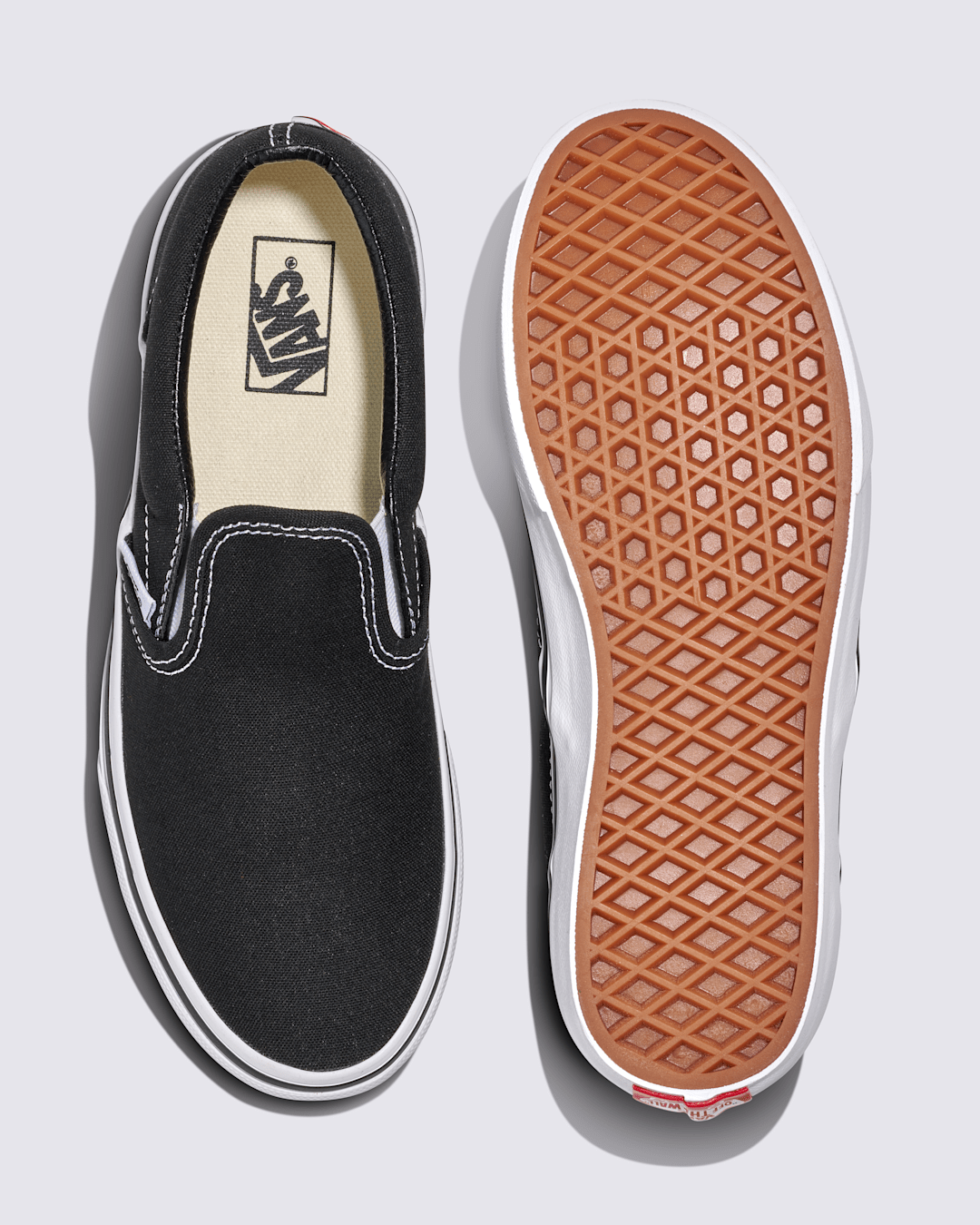 Vans Big Kids Classic Slip-On Shoe in Black