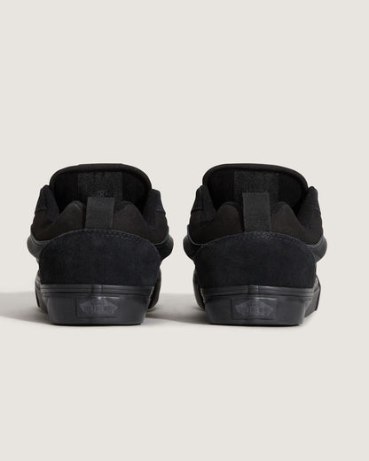 Vans Big Kids Knu Skool Shoe in Triple Black