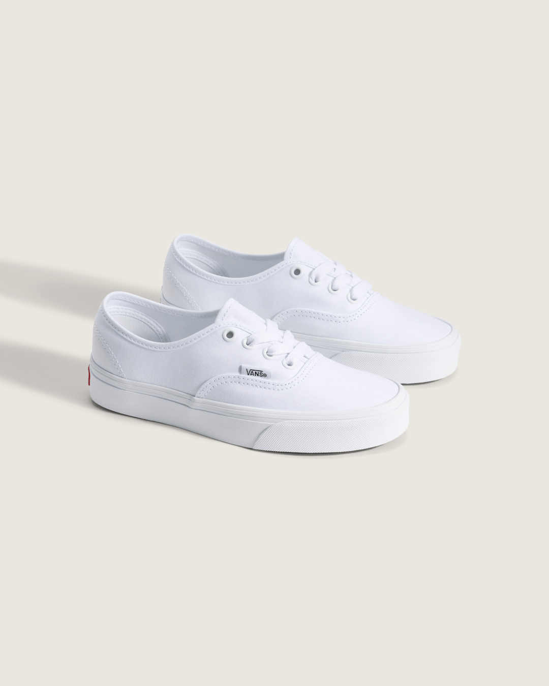 Vans Big Kids Authentic Shoe in True White
