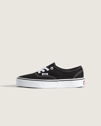 Vans Big Kids Authentic Shoe in Black