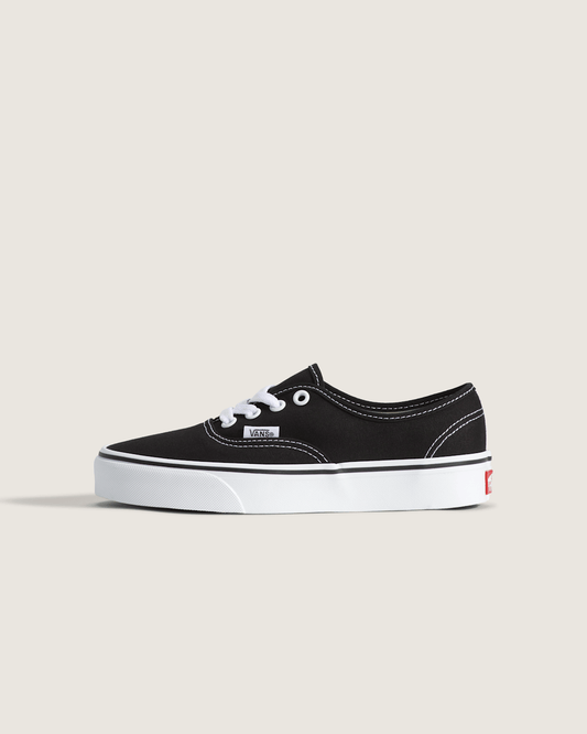 Vans Big Kids Authentic Shoe in Black