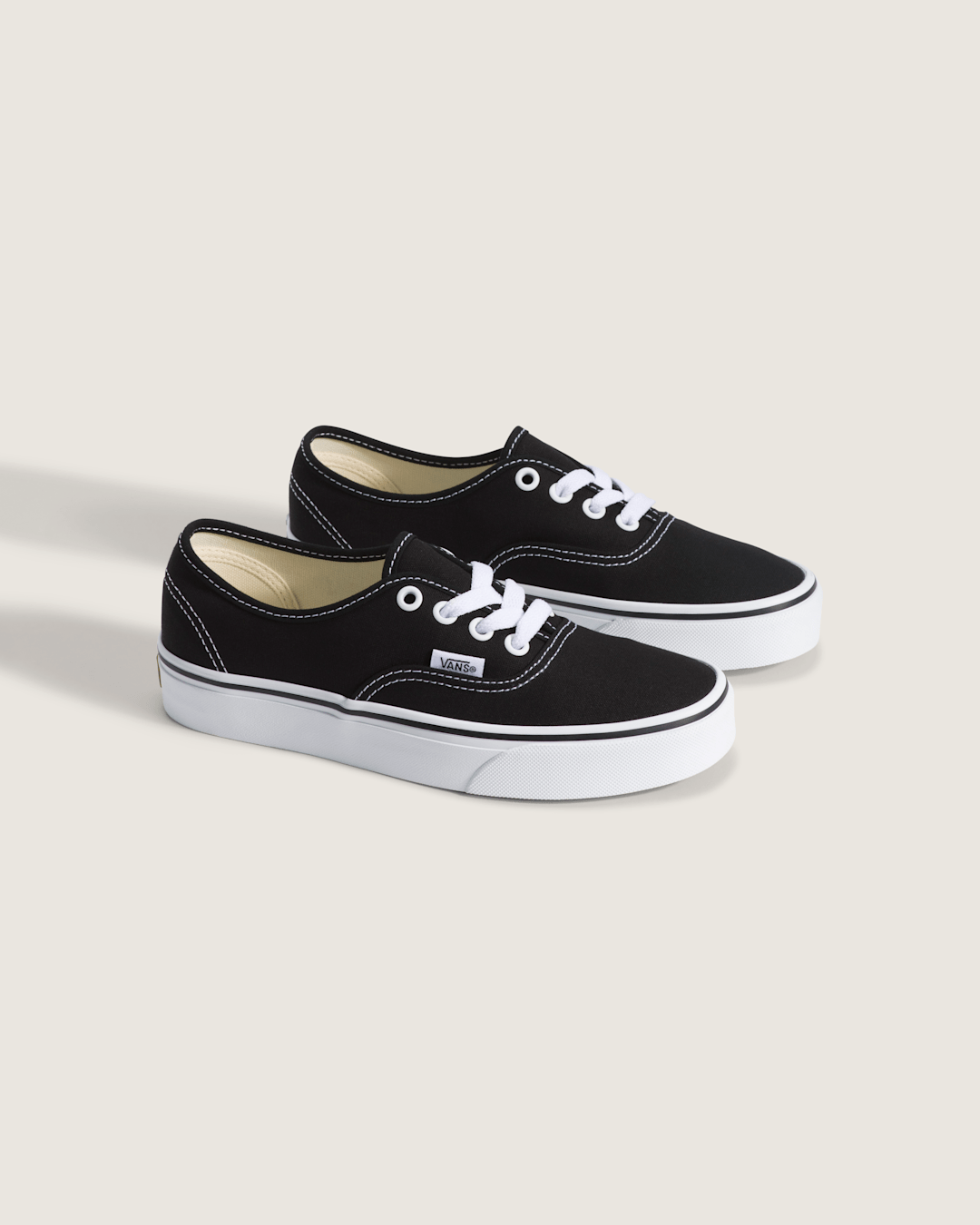 Vans Big Kids Authentic Shoe in Black