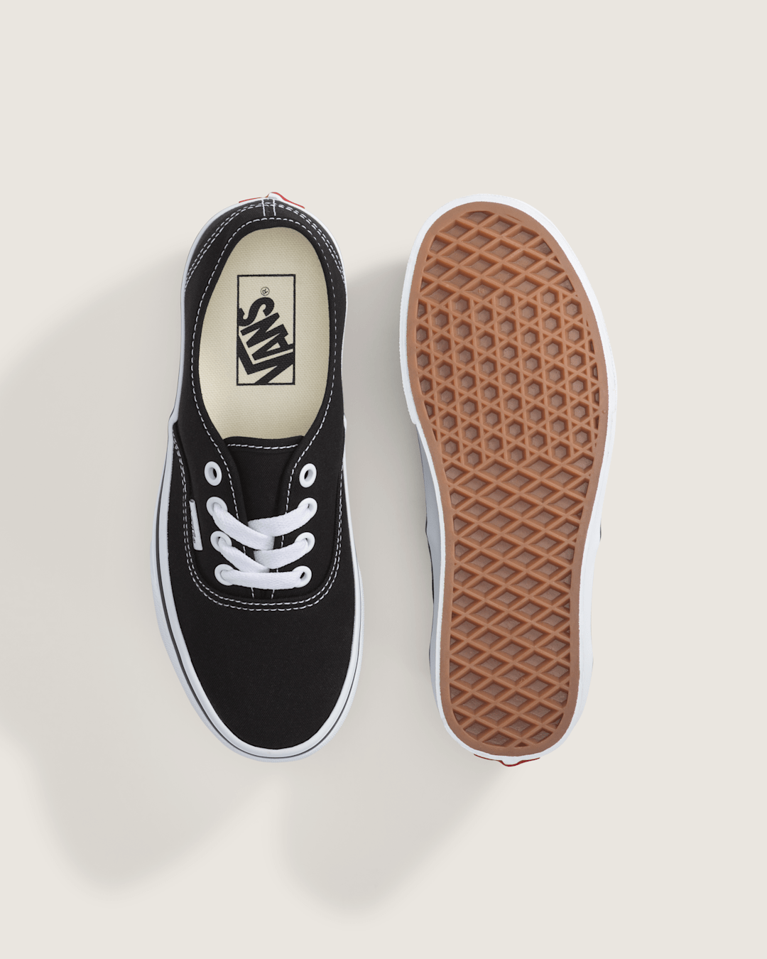 Vans Big Kids Authentic Shoe in Black