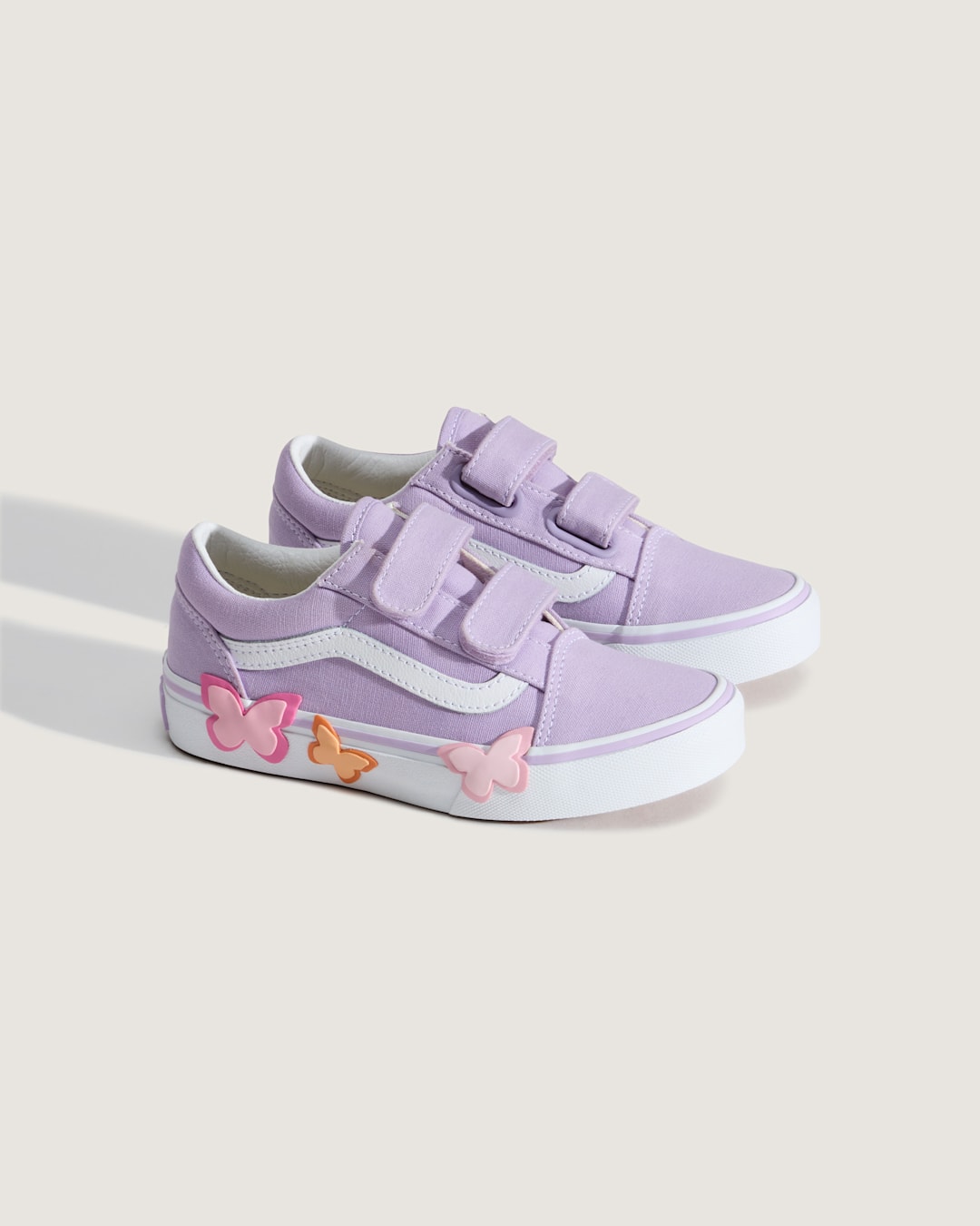 Vans Little Kids Old Skool V Shoe in Soft Orchid Purple
