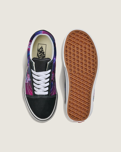 Vans KPop Demon Hunters x Vans Big Kids Old Skool Shoe in Kpop Demon Hunters Black / Purple