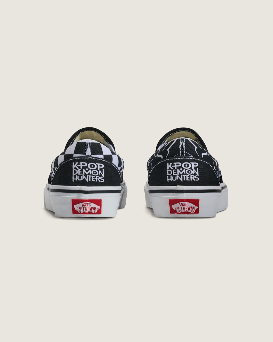 Vans KPop Demon Hunters x Vans Big Kids Classic Slip-On Shoe in KPop Demon Hunters Black