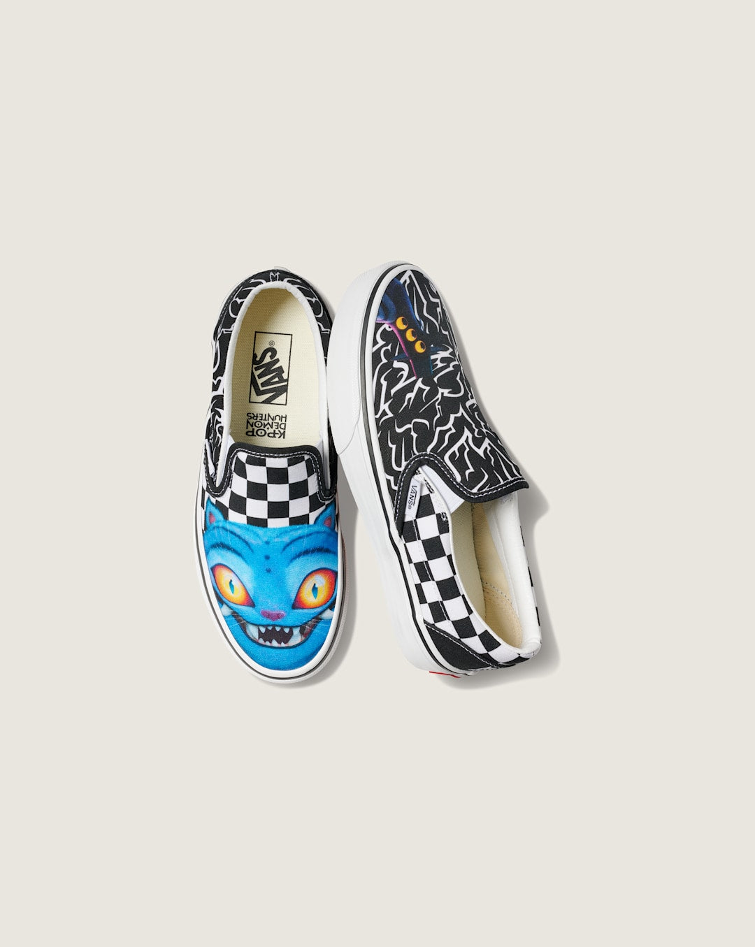 Vans KPop Demon Hunters x Vans Big Kids Classic Slip-On Shoe in KPop Demon Hunters Black