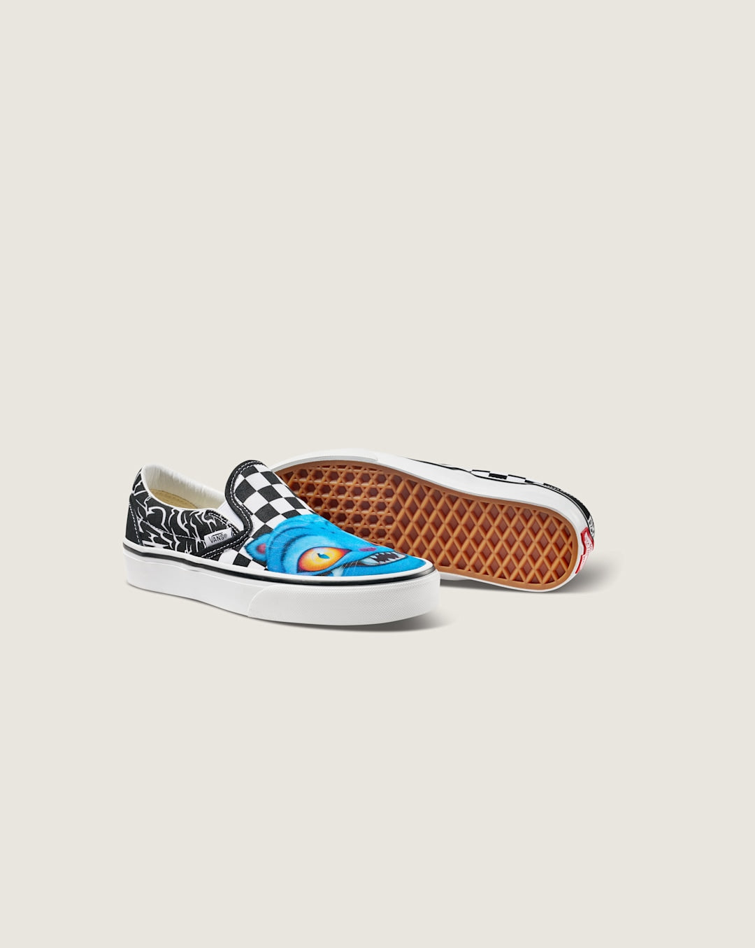 Vans KPop Demon Hunters x Vans Big Kids Classic Slip-On Shoe in KPop Demon Hunters Black