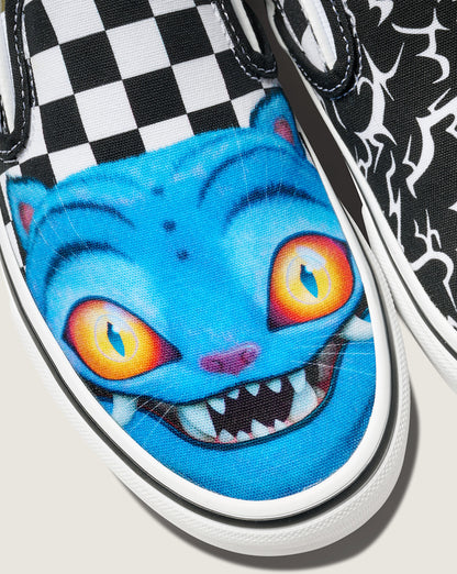 Vans KPop Demon Hunters x Vans Big Kids Classic Slip-On Shoe in KPop Demon Hunters Black