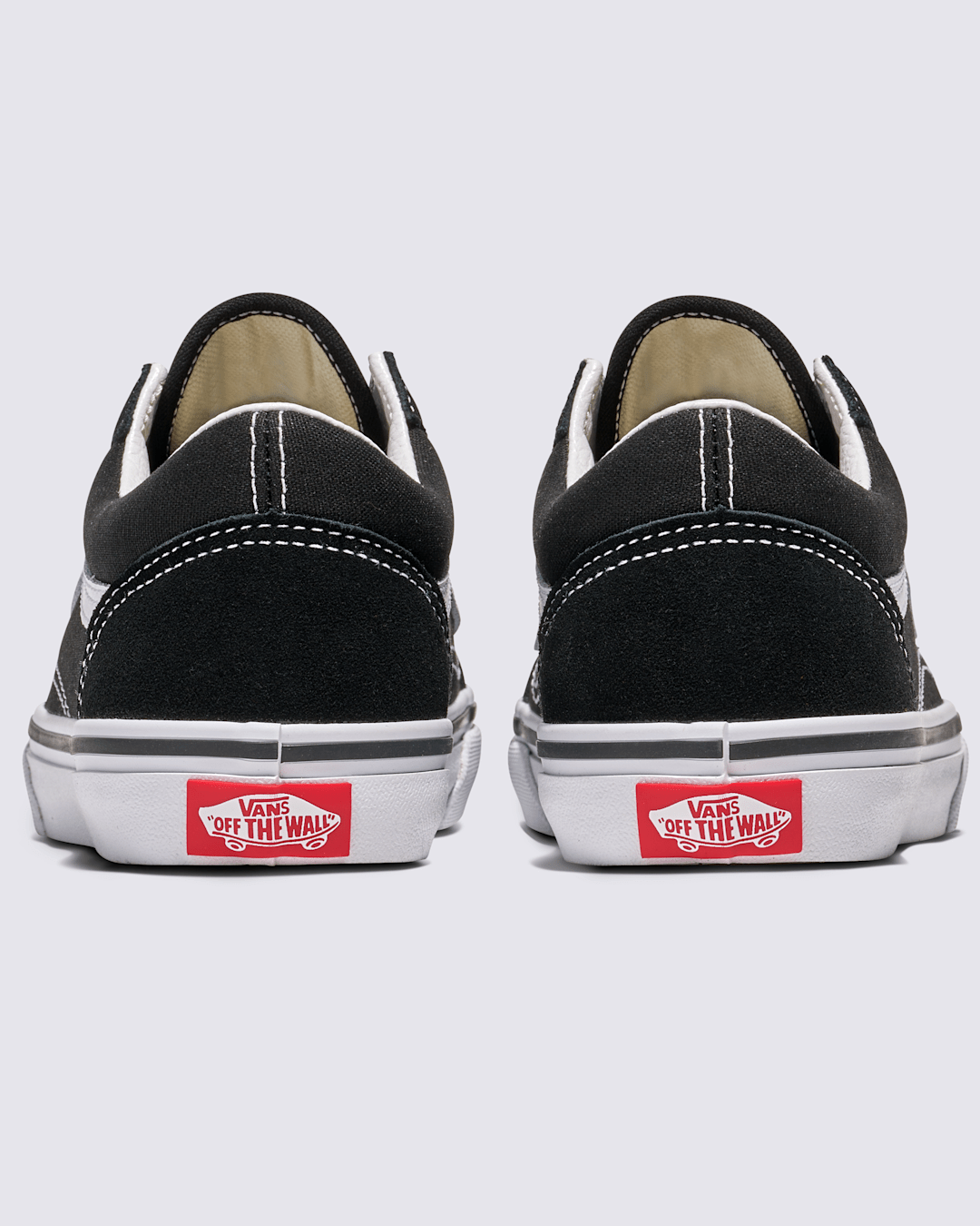 Vans Big Kids Old Skool Shoe in Black / White