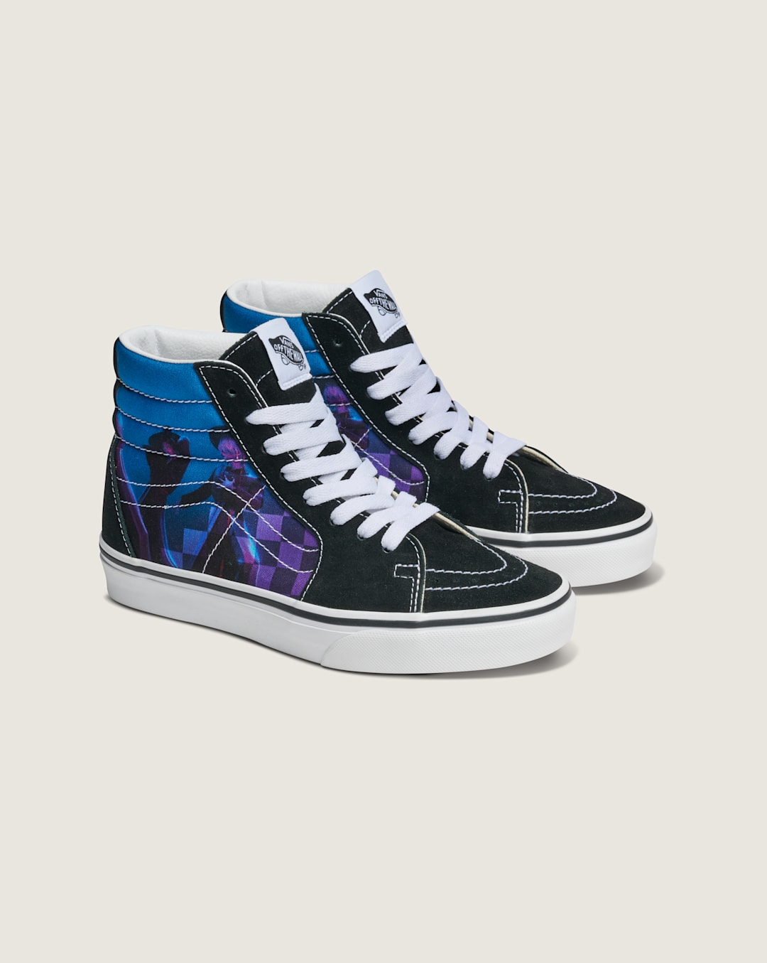 Vans KPop Demon Hunters x Vans Big Kids Sk8-Hi Shoe in Kpop Demon Hunters Black / Blue