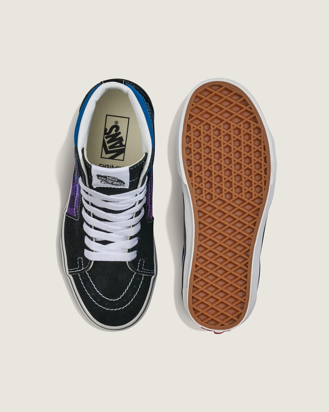 Vans KPop Demon Hunters x Vans Big Kids Sk8-Hi Shoe in Kpop Demon Hunters Black / Blue
