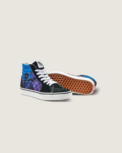 Vans KPop Demon Hunters x Vans Big Kids Sk8-Hi Shoe in Kpop Demon Hunters Black / Blue