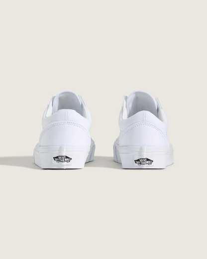 Vans Big Kids Old Skool Shoe in True White