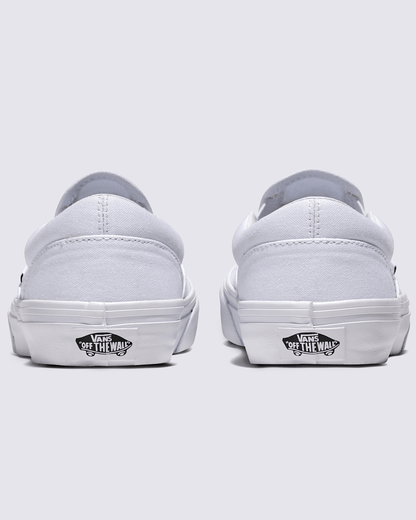 Vans Big Kids Classic Slip-On Shoe in True White
